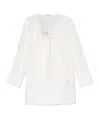 Cult Gaia Shemariah Wave-pattern Cover-up Dress In White
