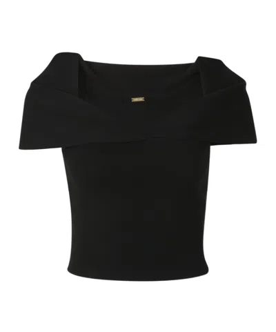 Cult Gaia Short-sleeved T-shirt In Black