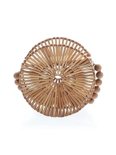 Pre-owned Cult Gaia Shoulder Bag In Brown