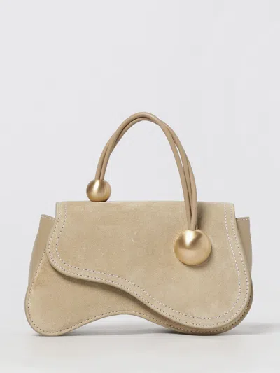 Cult Gaia Shoulder Bag  Woman Color Beige In Silver