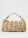 Cult Gaia Hera Zip Raffia Shoulder Bag In Natural