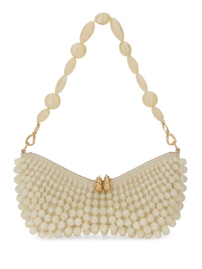 Cult Gaia Shoulder Bag Mercier In Ivory