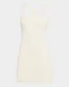 Cult Gaia Siam Knit Dress In White