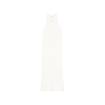 Cult Gaia Backless Sleeveless Camisole Dress In White