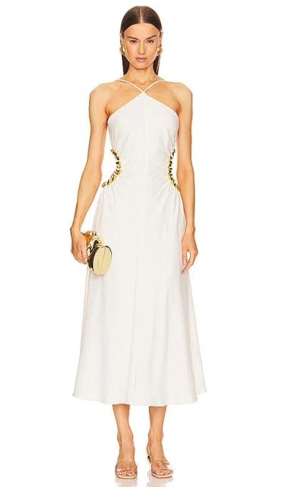 Cult Gaia Silvia Cut-out Maxi Dress In White