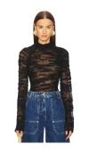 Cult Gaia Sima Knit Top In Black
