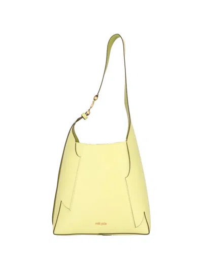 Cult Gaia Simona Shoulder Bag In Yellow