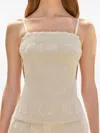Shop Cult Gaia Simone Tank Top In White
