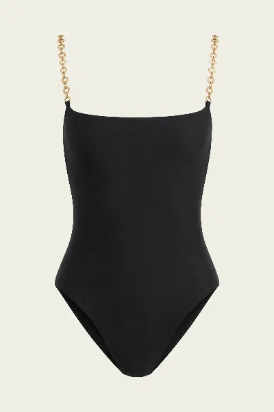 Cult Gaia Siya One-piece Swimsuit In Black