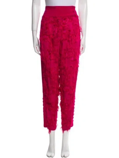 Pre-owned Cult Gaia Skinny Leg Pants In Pink