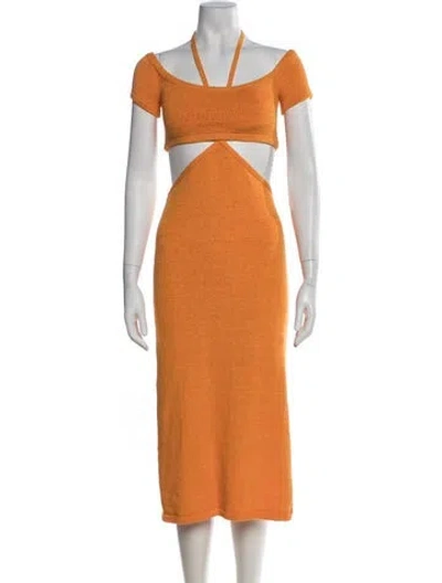 Pre-owned Cult Gaia Skirt Set In Orange