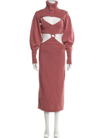 Pre-owned Cult Gaia Skirt Set In Pink