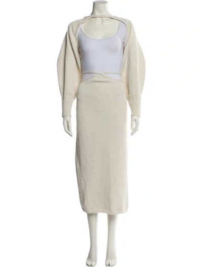 Pre-owned Cult Gaia Skirt Set In Yellow