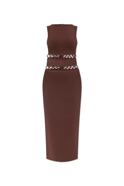 Cult Gaia Sleeveless Dress In Red