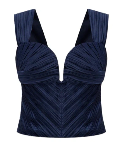Cult Gaia Kaitlin Top In Blue