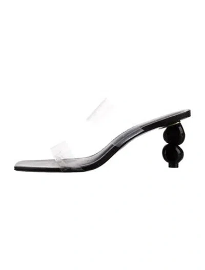 Pre-owned Cult Gaia Slides In Black