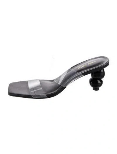Pre-owned Cult Gaia Slides In Gray