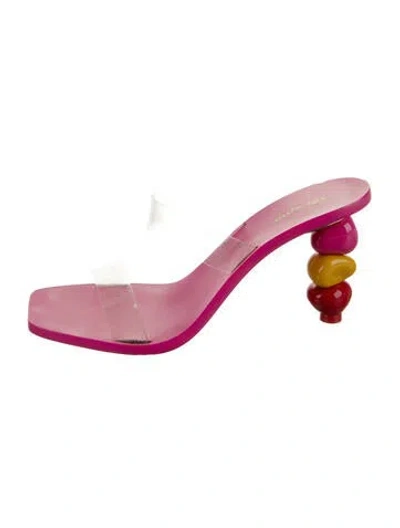 Pre-owned Cult Gaia Slides In Pink