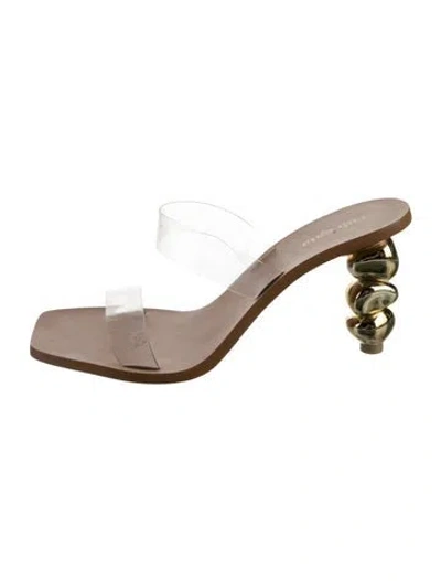 Pre-owned Cult Gaia Slides In Transparent