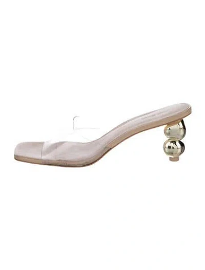 Pre-owned Cult Gaia Slides In White