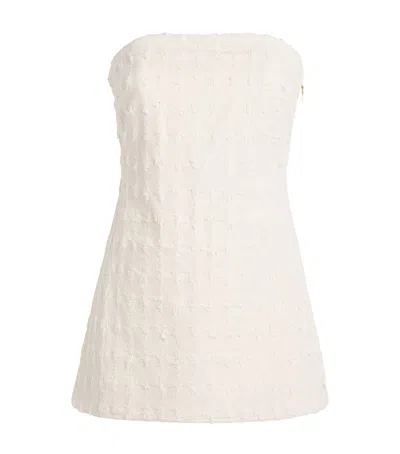 Cult Gaia Slubbed Canvas Rhitt Top In White