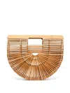 Cult Gaia Small Ark Tote Bag In Beige