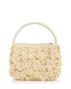 Cult Gaia Solene Embellished Mini Top Handle Bag In Ivory