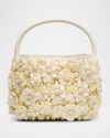 Cult Gaia Solene Embellished Mini Top Handle Bag In Ivory