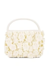 Cult Gaia Solene Mini Top Handle Bag In 象牙白