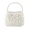 Cult Gaia Solene Top Handle Bag In White