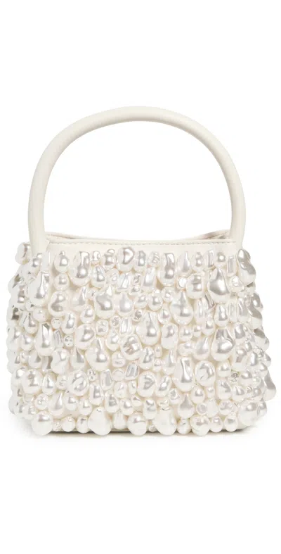 Cult Gaia Solene Top Handle Bag Pearl In White