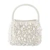 Cult Gaia Solene Top Handle Bag In White