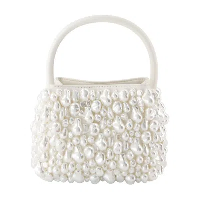 Cult Gaia Solene Top Handle Bag In White