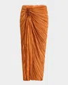 Cult Gaia Sonoma Skirt In Bourbon