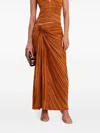 Cult Gaia Sonoma Skirt Bourbon