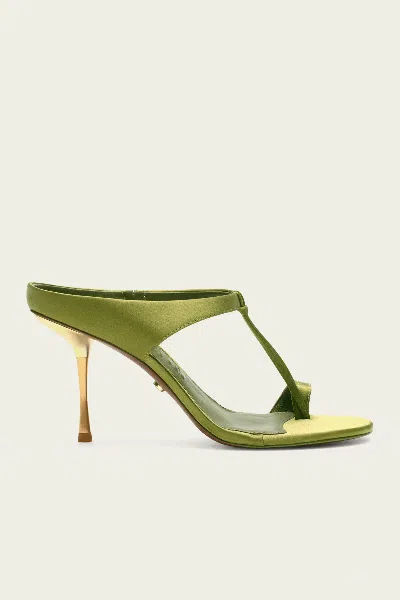 Cult Gaia Sophie Sandal In Dark Chive