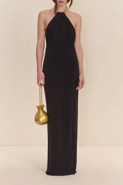 CULT GAIA SOREN GOWN IN BLACK