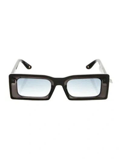 Pre-owned Cult Gaia Square Gradient Sunglasses In Black
