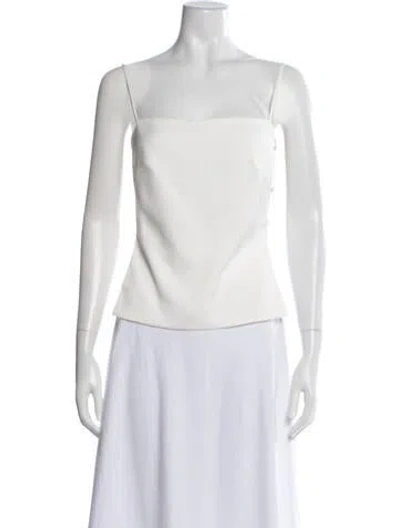 Pre-owned Cult Gaia Square Neckline Sleeveless Top In Neutral