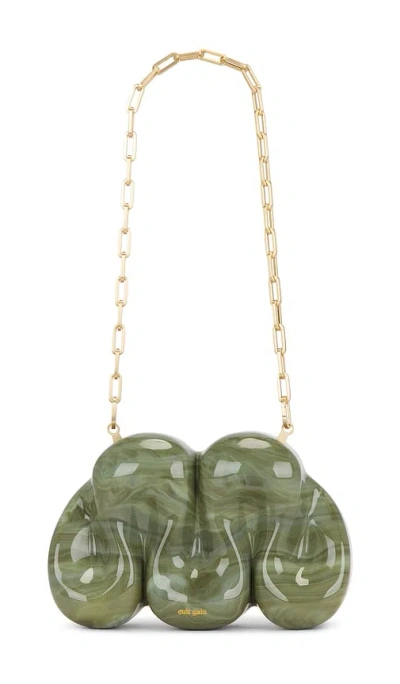 Cult Gaia Squiggle Clutch In Green