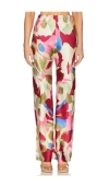 Cult Gaia Stacie Wide Leg Floral Pant In Floral Rosette In Floral Rosette