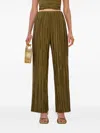 Cult Gaia Stacie Trousers In 绿色