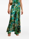 Cult Gaia Stacie Pant In Seamoss Multi In Blue
