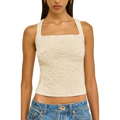 Cult Gaia Stella Soutache Tank In Neutral