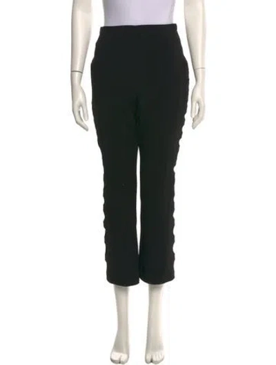 Pre-owned Cult Gaia Straight Leg Pants In Black