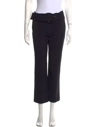 Pre-owned Cult Gaia Straight Leg Pants In Black