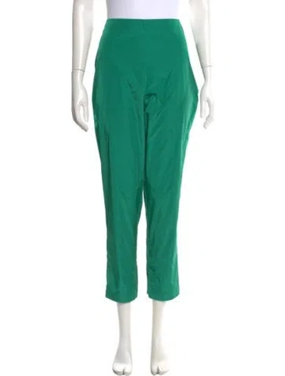Pre-owned Cult Gaia Straight Leg Pants In Green