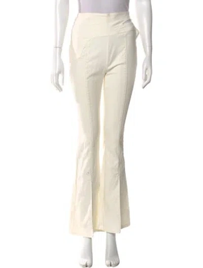 Pre-owned Cult Gaia Straight Leg Pants In Neutral