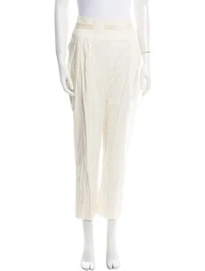Pre-owned Cult Gaia Straight Leg Pants In Neutral