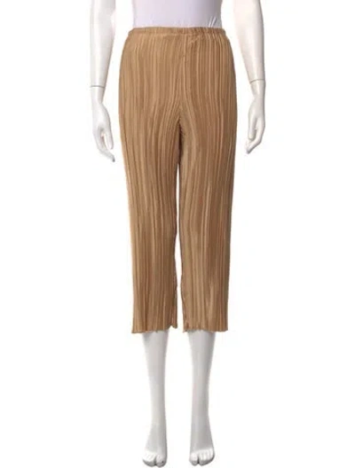 Pre-owned Cult Gaia Straight Leg Pants In Neutrals